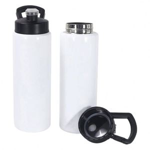 Large Capacity Outdoor Portable LOGO Sublimation 20Oz 26Oz Flip Lid Direct Drink Space Water <b>Bottle</b> Flask Tumbler With Handle - Product Image 3