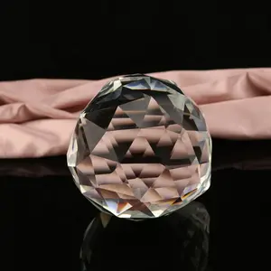 40Mm Kristal Facet Bal/Kristallen Kroonluchter Bal Onderdelen Voor Bruiloft Fengshui Producten/Glas Kristallen Lamp Onderdelen Opknoping bal