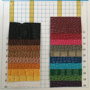 <span class=keywords><strong>Material</strong></span> Elástico 100% Cuero <span class=keywords><strong>PU</strong></span> con Grabado de Cocodrilo, Antimoho e Impermeable para Bolsos, Sofás y Uso en Golf - Product Image 4