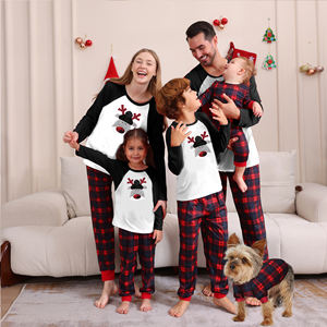 Good Quality Family <strong>Christmas</strong> Pijamas De Navidad Para Familia Sleepwear Clothes Pajamas Women <strong>Men</strong> Cotton Family <strong>Pyjamas</strong> - Product Image 4