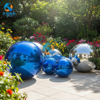 Boule miroir gonflable brillante pour mariage, événement extérieur, décoration de jardin, ballon miroir flottant en PVC, disco