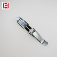 Loquet à ressort double en acier zingué pour armoire industrielle, machine, équipement, coffret
