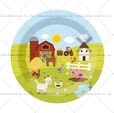 Plato de 9 pulgadas*8