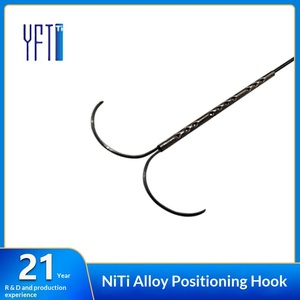 Kawat Penanda Presisi Bedah Mikrokatheter Hook Anchor dari Paduan Nikel-Titanium dengan Kontrol Temperatur - Product Image 1