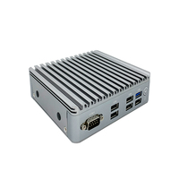 Precio barato Industrial Win 10 Server Embedded Linux Router 2 Dual Lan Celeron J1900 Industry Fanless Industrial Mini Pc