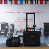 Machine de nettoyage au laser pulsé industrielle empilable, refroidie par air, 200W 300W 500W, équipement modulaire pour l'élimination de la rouille et le décapage de la peinture
