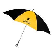 Parapluie de golf protection UV avec logo personnalisé en gros avec poignée en J
