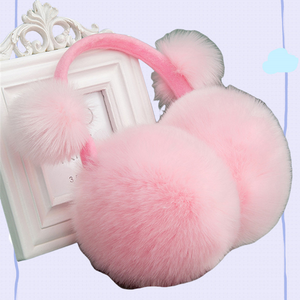 Cache-oreilles d'hiver en peluche pour fille - Product Image 3