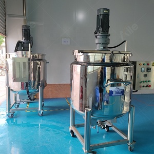 Công nghiệp hóa chất mỹ phẩm lỏng trọng Mixer chất tẩy rửa nước nóng trộn lò phản ứng Tank khuấy Máy xay sinh tố - Product Image 3