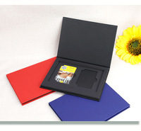 Luxe Vip adhésion métal carte de visite boîte emballage coffrets cadeaux cartes aimant conseil fentes boîte de papier