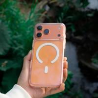 Nouvelle coque de téléphone de luxe en TPU+PC souple, transparente, magnétique, antichoc pour iPhone 16 17 Pro Max