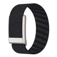 Bracelet de montre sport en nylon réglable compatible avec WHOOP 5.0, bracelet de remplacement respirant tissé avec fermoir métallique