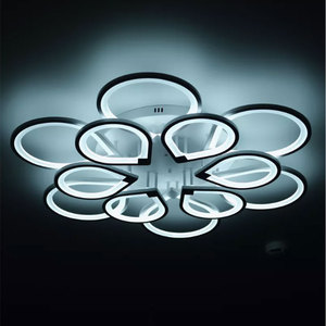 Phòng khách cao cấp phòng ngủ <span class=keywords><strong>LED</strong></span> Đèn trần đơn giản và ấm cúng phòng học phòng ăn màu trắng Đèn trần Acrylic - Product Image 1