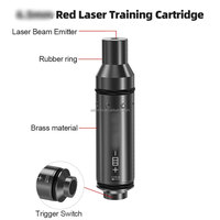 Kartrid Pelatihan Laser Sistem Pelatihan Menembak Laser Presisi Tinggi Permukaan Abu-abu 6.5 Grosir