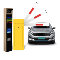 Barrière de portail motorisée 24V DC 80W 120W galvanisée thermolaquée anti-effraction type bouche avec télécommande pour contrôle d'accès et de sécurité du trafic