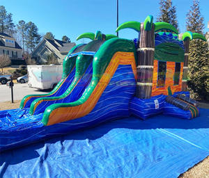 Patio trasero niños saltando <span class=keywords><strong>castillo</strong></span> hinchable para fiesta <span class=keywords><strong>Castillo</strong></span> inflable Bahama <span class=keywords><strong>Breeze</strong></span> Casa de rebote tobogán de agua - Product Image 3