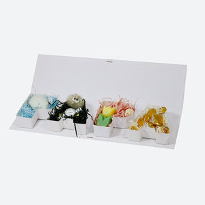 صندوق تعبئة ورقي فاخر بشعار مخصص صندوق هدايا قابل للطي ممغنط لعيد الميلاد للأباء - Product Image 1