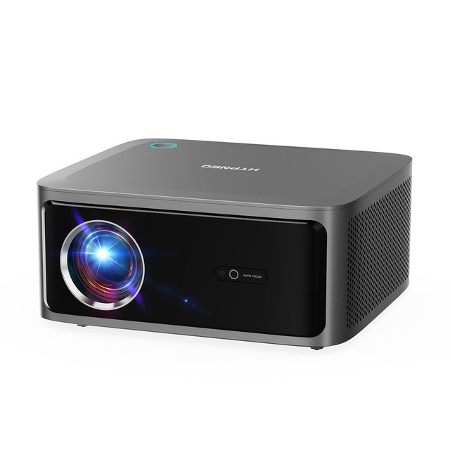 HTPNEO X5 LCD LED HD Projector 800 ANSI Lumens Auto Focus Keystone Sealed Optical Engine for Business & Home Entertainment
