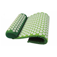 Tapis d'acupression et oreiller Shakti thérapie acupression pied acupression soulage le Stress dos douleur corporelle tapis à pointes