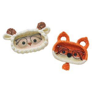 Kit <span class=keywords><strong>de</strong></span> Matériaux DIY pour Tissage au Crochet en Coton Fait Main avec Boîte <span class=keywords><strong>de</strong></span> <span class=keywords><strong>Rangement</strong></span> Lapin Ours Lunettes – Artisanat Textile et Tissu - Product Image 2