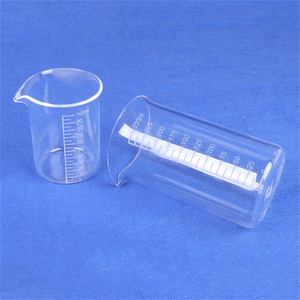 प्रयोगशाला फ्यूज सिलिका क्वार्ट्ज ग्लास बेकर सिलिका फ्लास्क - Product Image 3