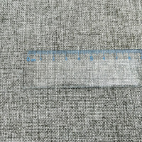 2.8m large givré Lin Coton Lin Nappe étanche ignifuge mur chiffon doux sac ombrage rideau tissu