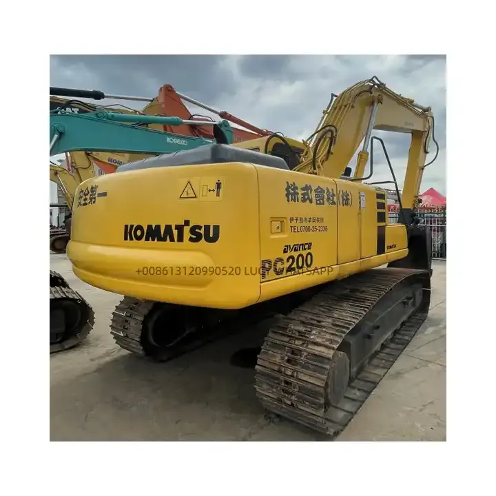 pc200 excavator pc200-6 Used excavators komatsu excavator second hand hydraulic crawler digger for sale in stock