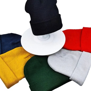 Trendle International Factory Price 3D Embroidery Character Custom Logo Unisex Ski Winter Beanie 100% Acrylic Adjustable Cuff - Product Image 3