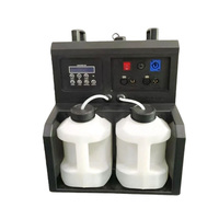 Machine à bulles de fumée multicolores à LED 1500W à 2 têtes pour mariage, fête, scène, équipement d'éclairage, salle à manger