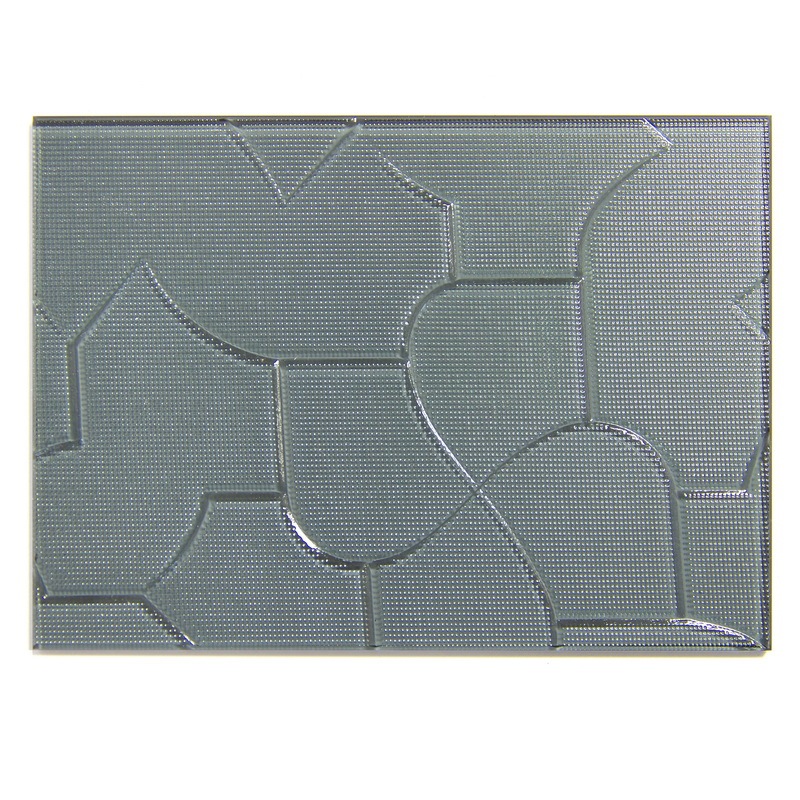Clear karatachi decorative printed figured glass 4mm 5mm 6mm with CE & ISO9001