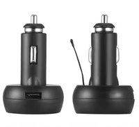 Voltímetro Digital 3 en 1 para Auto, Termómetro, Cargador USB 12V 24V, Pantalla LED, Monitor de Batería, Medidor de Voltaje, Enchufe para Encendedor de Cigarrillos