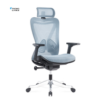 Chaises de bureau pivotantes ergonomiques en maille pour direction, à dossier haut, nouveau design moderne