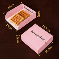 ETpack Boîte à biscuits pour gâteau personnalisé en gros Boîte à emporter pour gaufres croissantes Boîte d'emballage cuite au four Emballage écologique