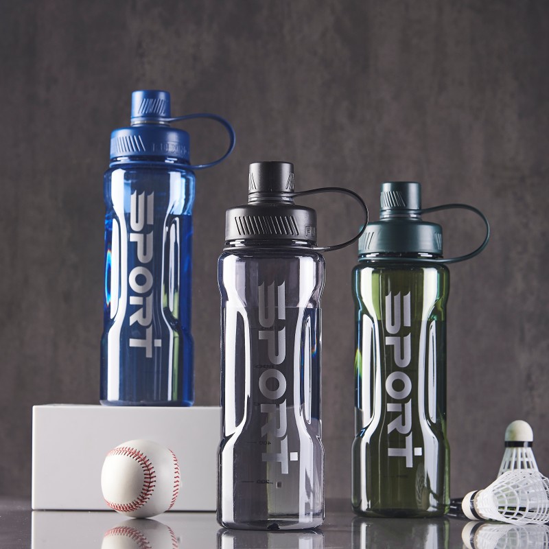 GLEKGLEK Leakproof Gym Water Bottle, 2 Liter Water Bottle With Straw, BPA Free, For Workouts, Hiking, Office And Camping (Grey