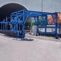 Chariot à câble de tranchée de tunnel personnalisé à haute efficacité conçu pour les machines de construction de projets d'ingénierie en béton
