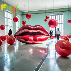Nuevo Diseño de Boca Inflable <span class=keywords><strong>Gigante</strong></span>/Besos Inflables/Labios Rojos Inflables para Escenarios, Conciertos, Fiestas y el Día de San Valentín - Product Image 3