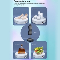 Plateau tournant électrique de haute qualité de 30 cm, support de présentation rotatif, accessoires de tournage vidéo, plateau tournant pour la photographie, charge : 100 kg, prise US