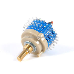 Hi-Fi усилитель D-cut вал 2 полюса 23 шага Электрический поворотный переключатель - Product Image 5