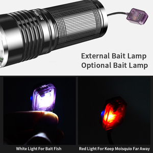 4 LED wiederauf ladbare Fischl ichter Digital Power Display Nachtlichter Taschenlampen Köder lampen Angels ensor Köder lichter - Product Image 3