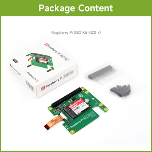 Kit oficial de SSD para Raspberry Pi 5 que incluye unidad de estado sólido de alta velocidad de 256GB/512GB y Raspberry Pi M.2 HAT+ K657 - Product Image 6