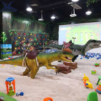Animatroniques de vrais dinosaures pour le jeu intérieur/extérieur Adultes et enfants Ride-On pour Garden Adventure Park ou Playhouse