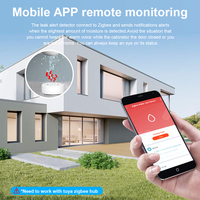 Détecteur de fuite d'eau intelligent Tuya Zigbee 3.0 avec alarme sonore forte de 80 dB