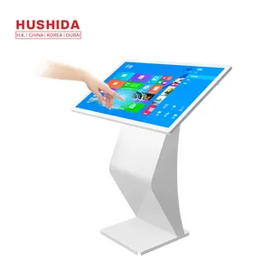 Manufacture Factory 55 Inch Lcd Floor Stand 10Points Multi Touch Screen Inquiry Kiosk