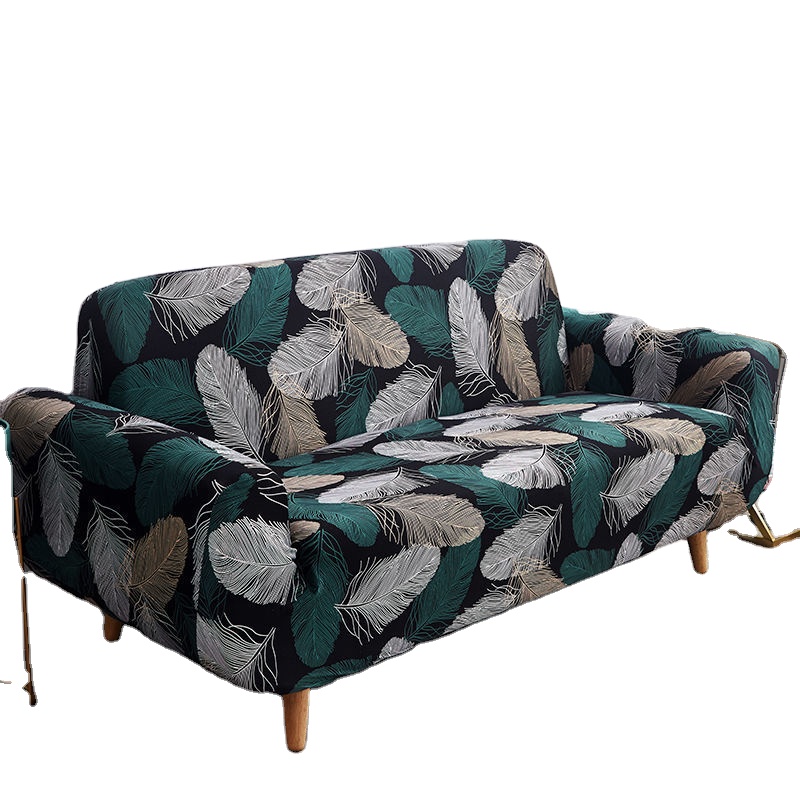 Эластичный чехол для углового дивана с принтом, накидка на диван в гостиную, домашний декор