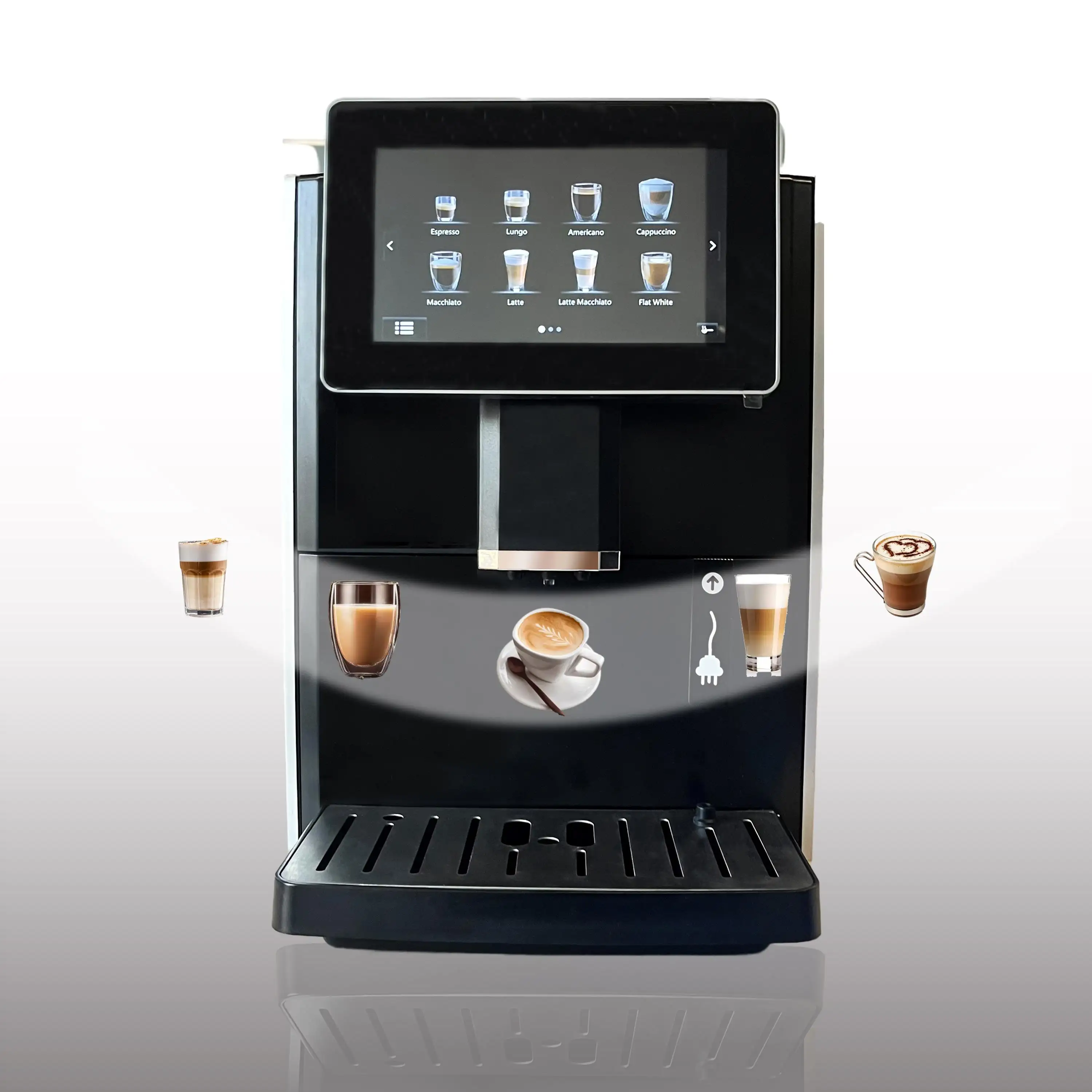 Home Beste intelligente italienische Milchschaum Espresso maschine Touchscreen Kaffee maschine