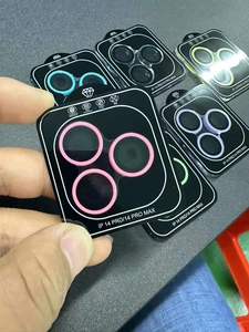 EW Item-protector de lente de cámara, vidrio templado de cámara luminoso de cerámica para 13 Pro para iPhone 12, <span class=keywords><strong>cubierta</strong></span> de lente de cámara para iPhone 11 - Product Image 4