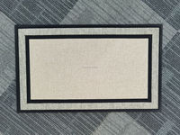 Sublimation Blank Racetrack Gray 18 In. X 30 pouces. Paillasson en caoutchouc