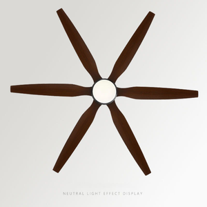 Nhà Máy Bán Buôn Hiện Đại Sáu Lá BLDC Quạt Trần LED Ánh Sáng Điều Khiển Từ Xa Tinh Khiết Đồng DC Động Cơ ABS Thay Đổi Độ Sáng 6 Tốc Độ - Product Image 5