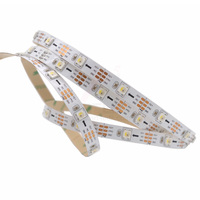 Bande lumineuse programmable LED, taux de rafraîchissement élevé, éclairage intelligent pour la maison, SK6812 RGBW 5v Spi WS2812b 30Led Pixel Tape