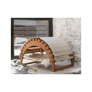 Lit en bois moderne fait main de luxe - Product Image 1